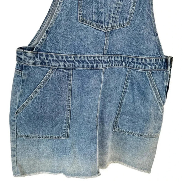 Jessica Simpson L trendy jean‎ overall mini skirt - Picture 2 of 6